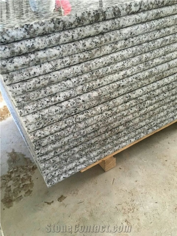 G439 Granite Step /Stair and Riser, China White Flower Granite Steps with Anti-Slippery, Winggreen