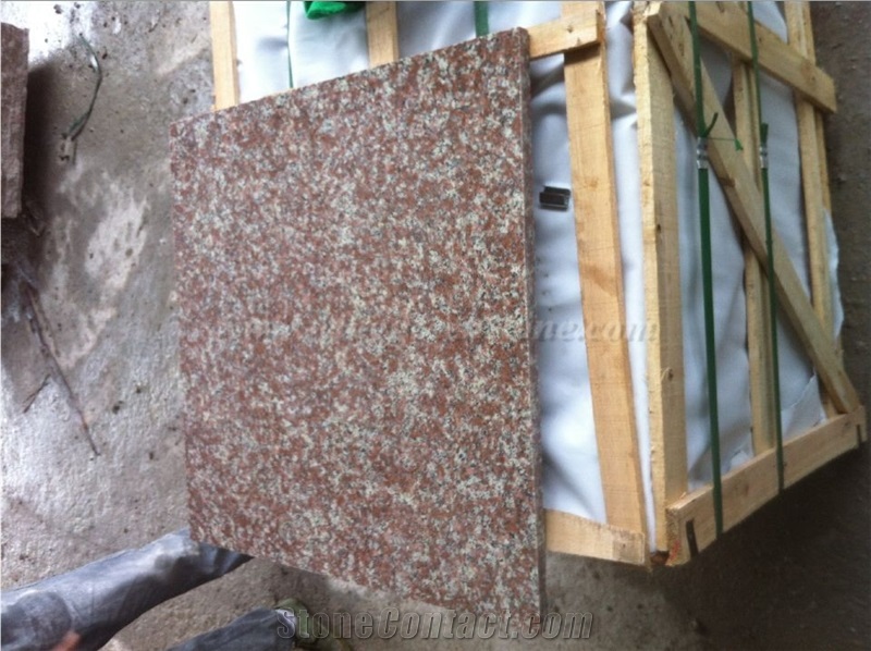 G687 Granite Tiles & Slabs, Peach Red Granite Tiles & Slabs, Pink Granite Tile for Wall and Floor Covering, Xiamen Winggreen Manufacture