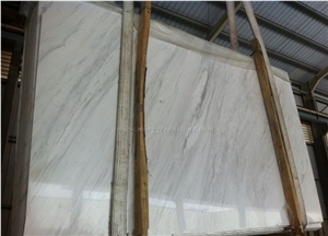 Imported White Marble, Greece Volakas White Marble Tiles & Slabs, Polished Branco Volakas Floor Tiles, Volakas Drama White Marble Slabs for Walling, Xiamen Winggreen Manufacturer