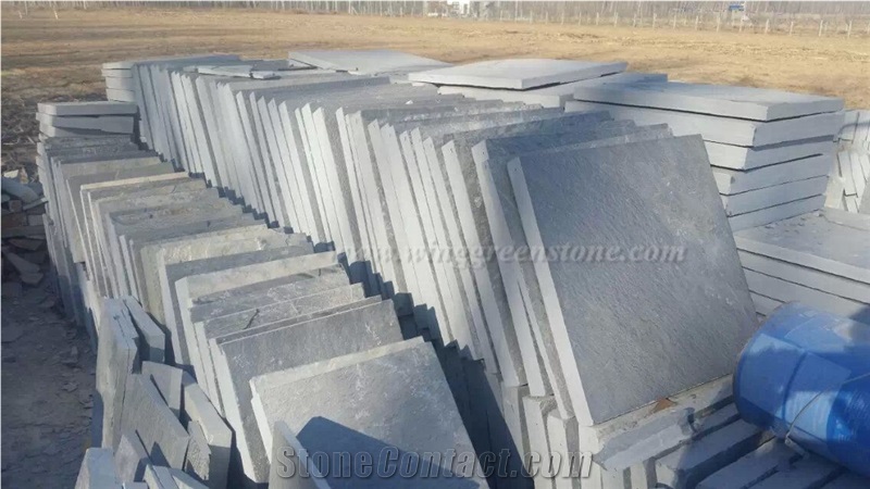 Manufacture High Quality Black Slate Tiles & Slabs for Wall and Floor Covering, Winggreen Stone