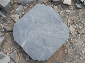 Natural Step Stone, Slate Step Stone, Irregular Stepping Stone, Random Shape Flagstone, Exterior Paving Stone, Outside Step Stone, Random Shape Paving Stone