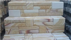 Popular Sandstone Culture Stone for Wall and Floor Covering, Winggreen Stone