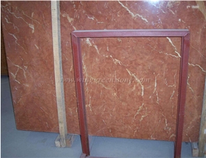 Rojo Alicante Marble Slab and Tile, Red Marble