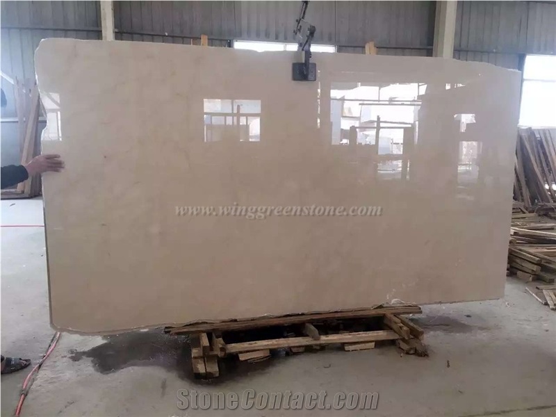 Royal Botticino Marble Slab, Beige Marble Slab and Tile, for Interior Decoration Wall and Flooring, Winggreen