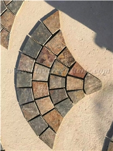 Rusty Exterior Paving Pattern Cube Stone for Floor Covering, Winggreen Stone