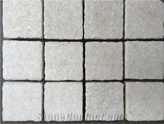 White Quartz Crazy Paver Stone,White Quartz Pavers Radom Shape, White Quartz Pavers, Random Flag Stone, White Quartz Floor Decoration, Xiamen Winggreen Stone