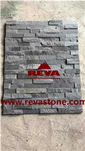 Dark Grey China Slate ,Natural Black Slate Wall Cladding Tiles , Black Slate Floor Tiles