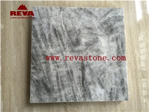 Ice Grey White Silver Fox Marble Slabs and Tiles, Translucent Silver Fox Marble, Snow Mountain Silver Fox Marble Tiles & Slabs, Marble Floor Covering Tiles