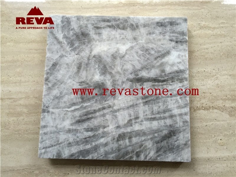 Snow Mountain Silver Fox Marble Tiles & Slabs, Marble Wall & Floor Covering Tiles, Silver Fox Thickness 2cm or 3cm Slabs, Silver Fox Polished