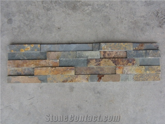 Multicolor Slate Cultured Stone/Wall Cladding /Stone Veneer /Ledge Stone
