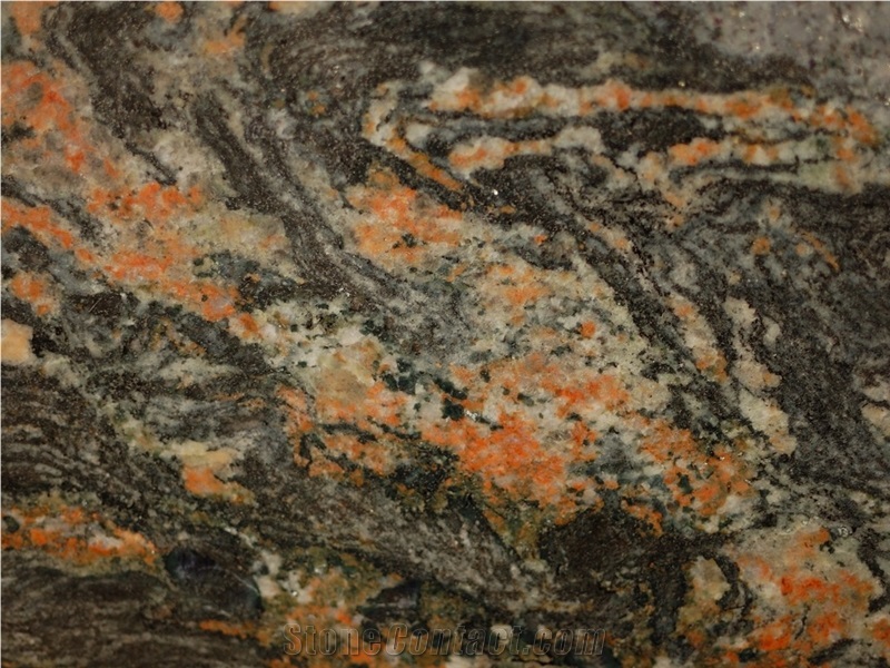 Tropical Black Granite Slabs