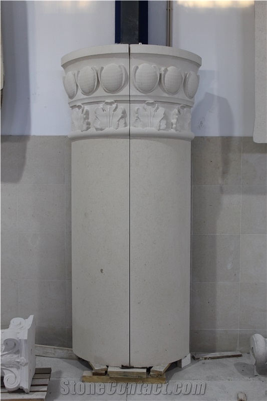 Column Base, Column Top, 3d Stone and Architectural Stone