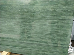 Green Wood Vein Marble Natural Stone Tile & Slab, China Green Marble