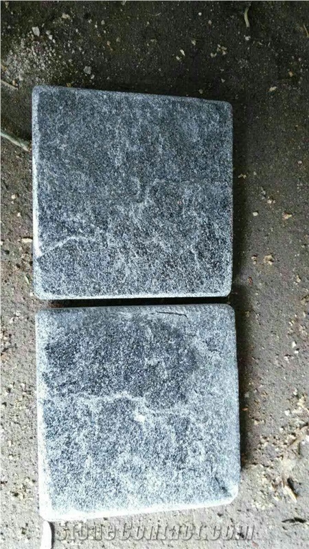 Environmental Natural Black Flamed Quartzite Tiles & Slabs