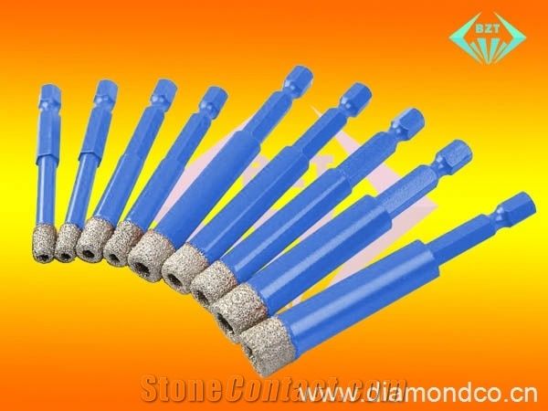 Vacuum Brazed Diamond Quick Joint Handle Drill Bit/Core Drill/Dry Core Drill Bits