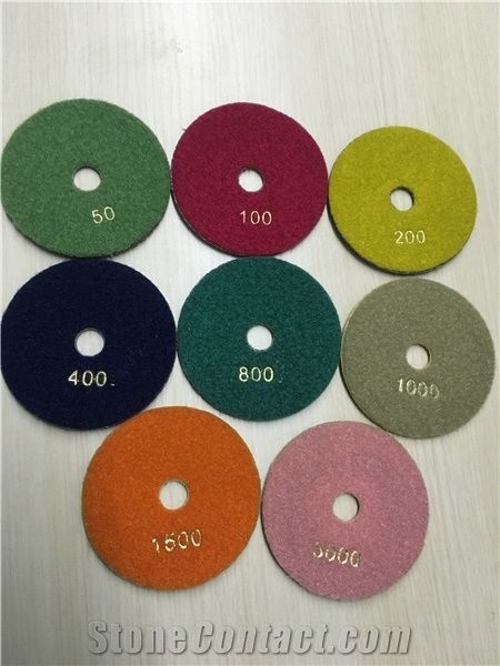 Water Polishing Pads for Marble, Granite