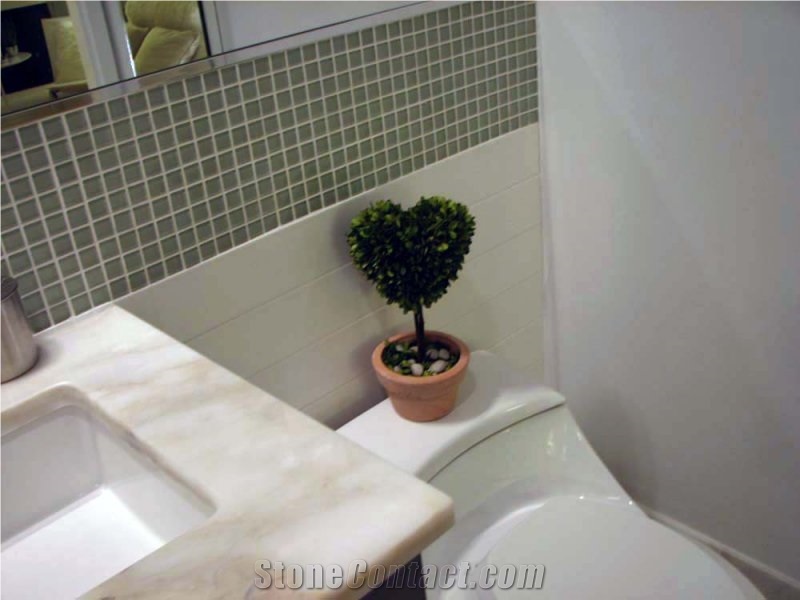 Bathroom Countertops, Glass Mosaics, Ceramic and Stone Tiles