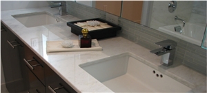 White Marble Bathroom Top