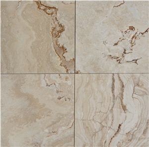 Travertine Ivory Daylight Prima, Honed and Filled
