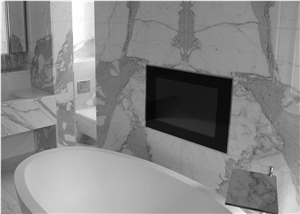 Calacatta Carrara Marble Bathroom