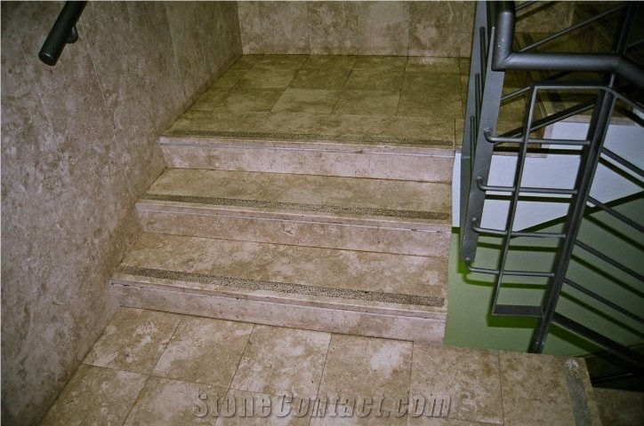 Jerusalem Grey Limestone Stairs