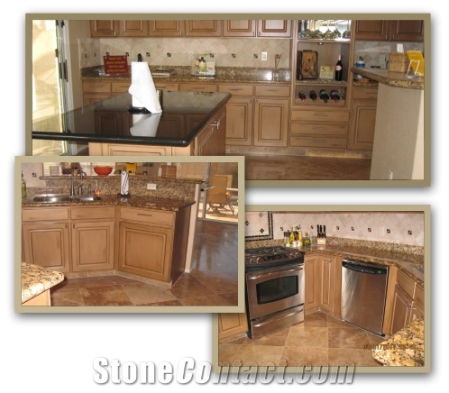 Pre-Fabricated Granite Kitchen Countertops
