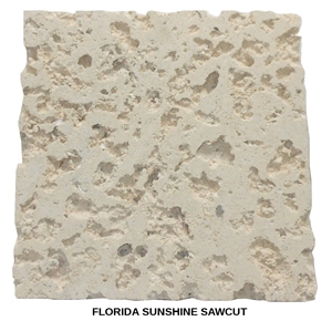 Florida Sunshine White Coral Stone Tiles