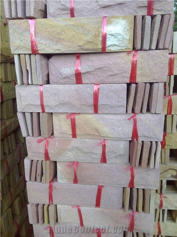 Natural Sandstone Building Stone, Champenay Sandstone Walling Tiles