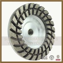 Turbo Row Diamond Cup Wheel for Stone Concrete Grinding