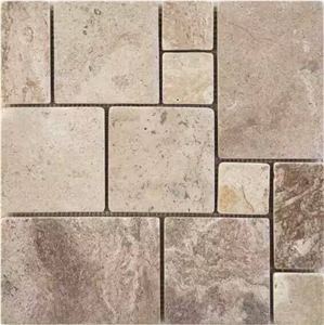 Beige Marble Mosaic for Interior Decoration