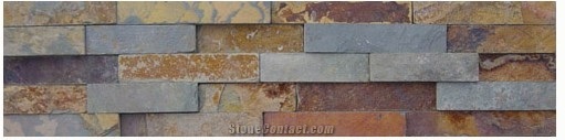 Multicolor Slate Cultured Stone for Wall Cladding