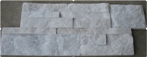 White Quartzite Cultured Stone for Wall Cladding
