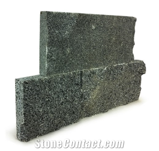 China Impala Black Granite Stacked Stone Veneer