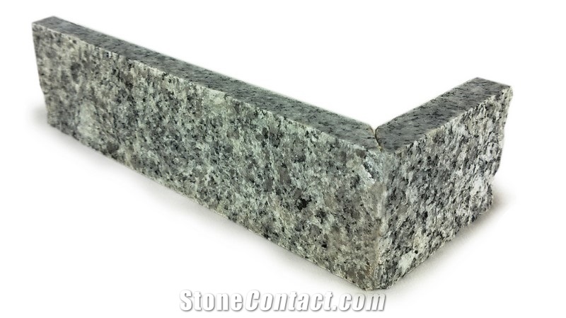 Grey Granite Wall Panel, Corner Stone