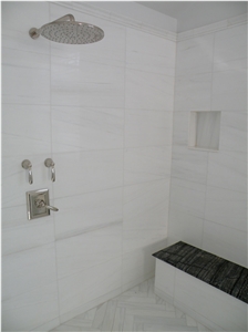 Bianco Dolomite Marble Bathroom Wall Tiles