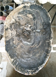 Petrified Wood Sliced Tabletops, Commercial Tops