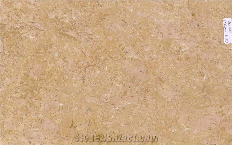 Yellow Silk Marble Honed, Polished Slabs and Tiles