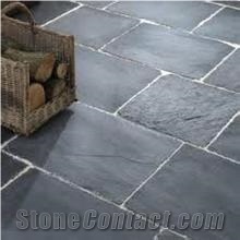 China Black Slate Tile & Slab for Flooring