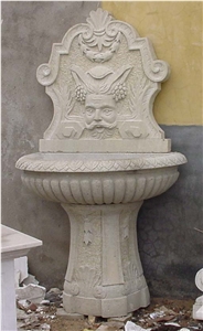 Garden White Marble Figure Statue Water Fountain,China Marble Sculpture,Factory Price
