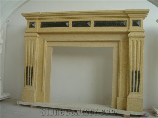 Home Stone Decoration Mix Marble Fireplace French Style Decorative