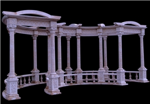 White Marble Gazebo,Garden/Outdoor Gazebo,Stone Gazebo for Sale,China Stone Gazebo & Pavilions,Column Gazebo,Western Style Gazebo,Marble Carved Gazebo,Sculptured Garden Gazebo, Landscaping Stones