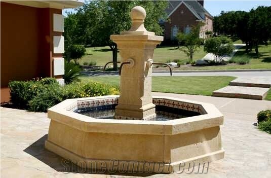 Garden Stone Fountain, Exterior Stone Fountain