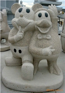 Western Style Animal Donald Duck Statue for Garden