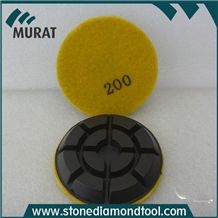 3"/80mm Resin Bond Htc Polishing Disc for Concrete, Stone Polishing