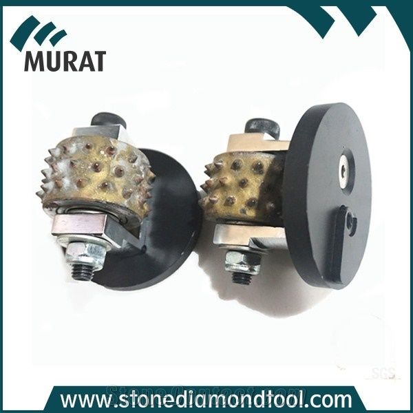 Coatings Removing Bush Hammer Roller Profile Wheel with Suppot