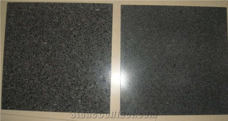G654 Granite Polished Tiles & Slabs, Black Polished Granite Floor Tiles, Flooring Tiles