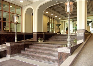 Dymovsky Granite Tiles & Slabs, Brown Polished Granite Floor Tiles, Walling Tiles