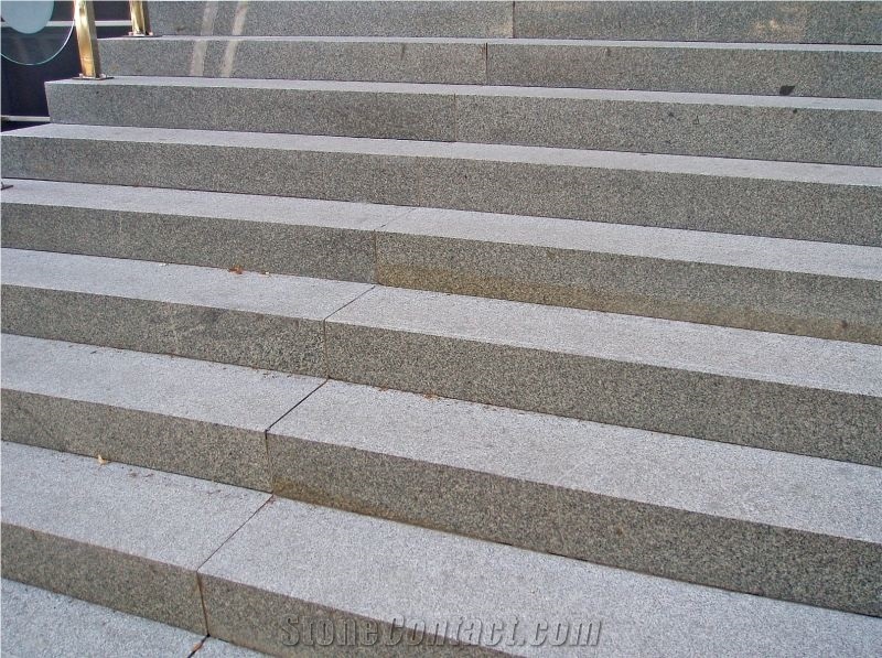 Granit Sakhara Blocks Steps, Beige Granite Stairs & Steps