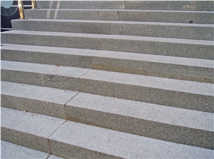 Granit Sakhara Blocks Steps, Beige Granite Stairs & Steps