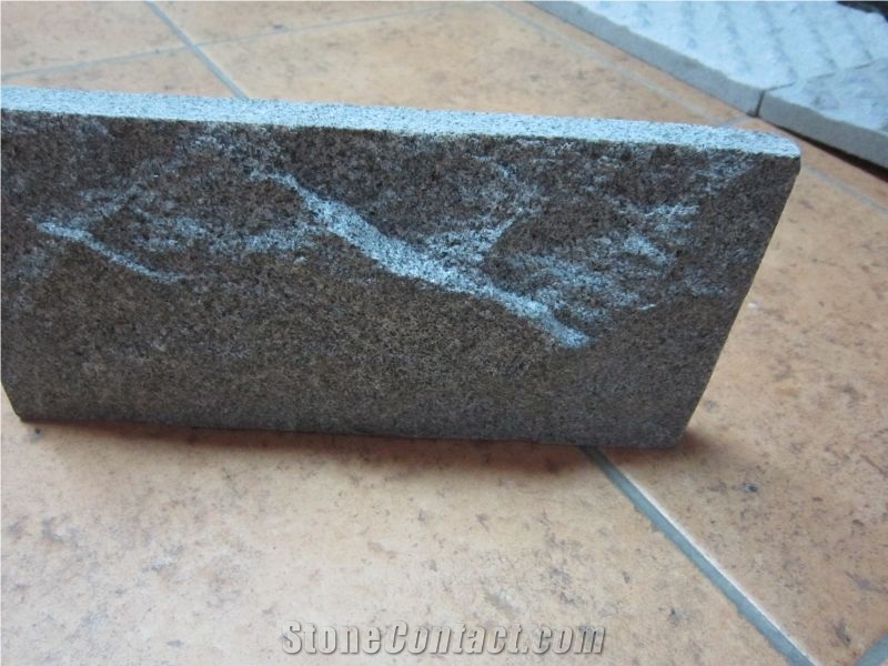 Granit Silver Split Wall Tiles, Grey Granite Building Stones